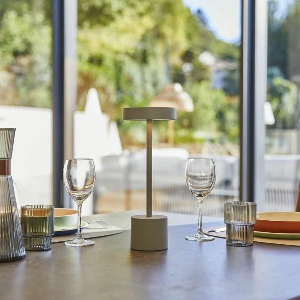 Bordslampa Lumisky ROBY GREY Aluminium - 2