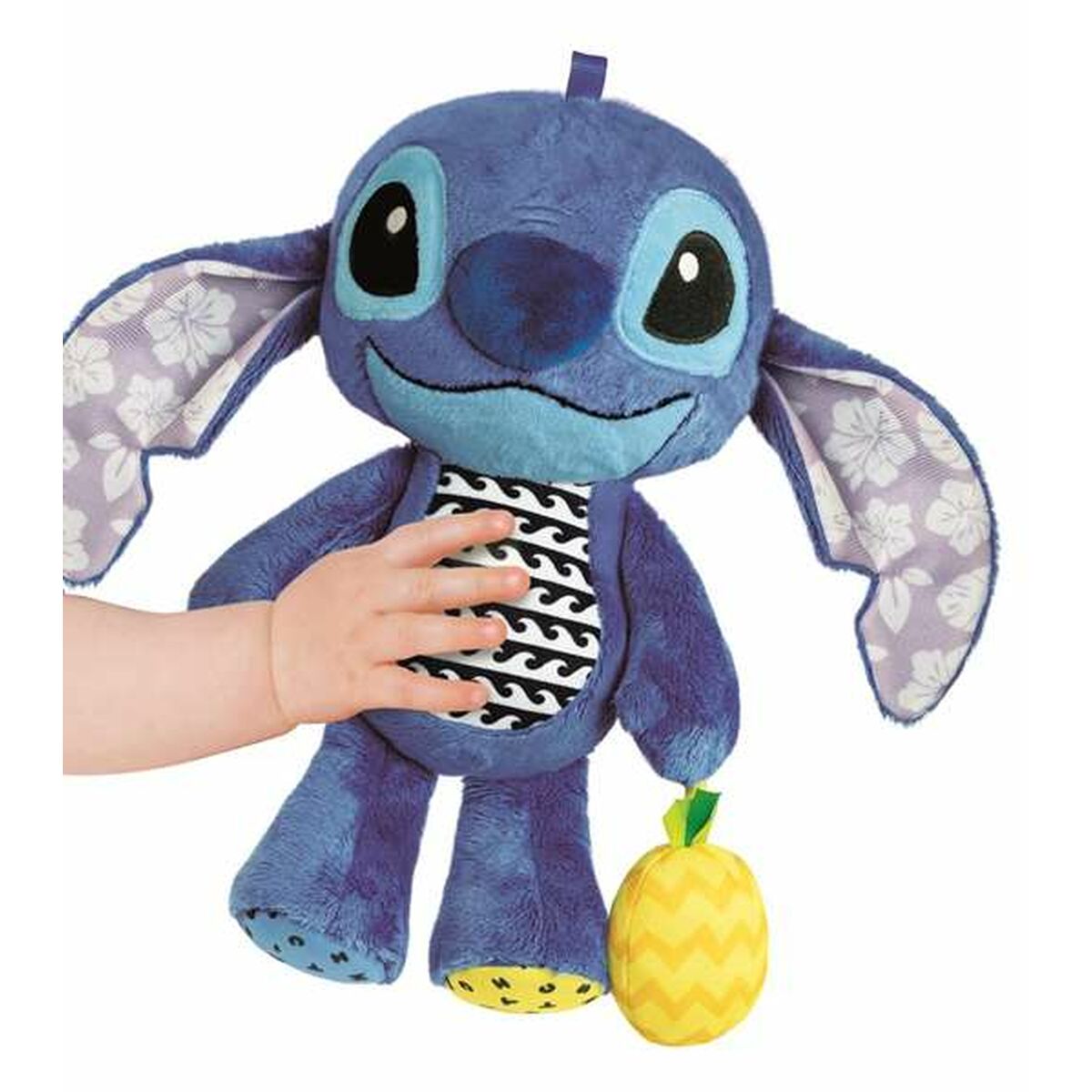 Mjukdjur med ljud Stitch Blå 18 x 28 x 11 cm (1 antal) - 4
