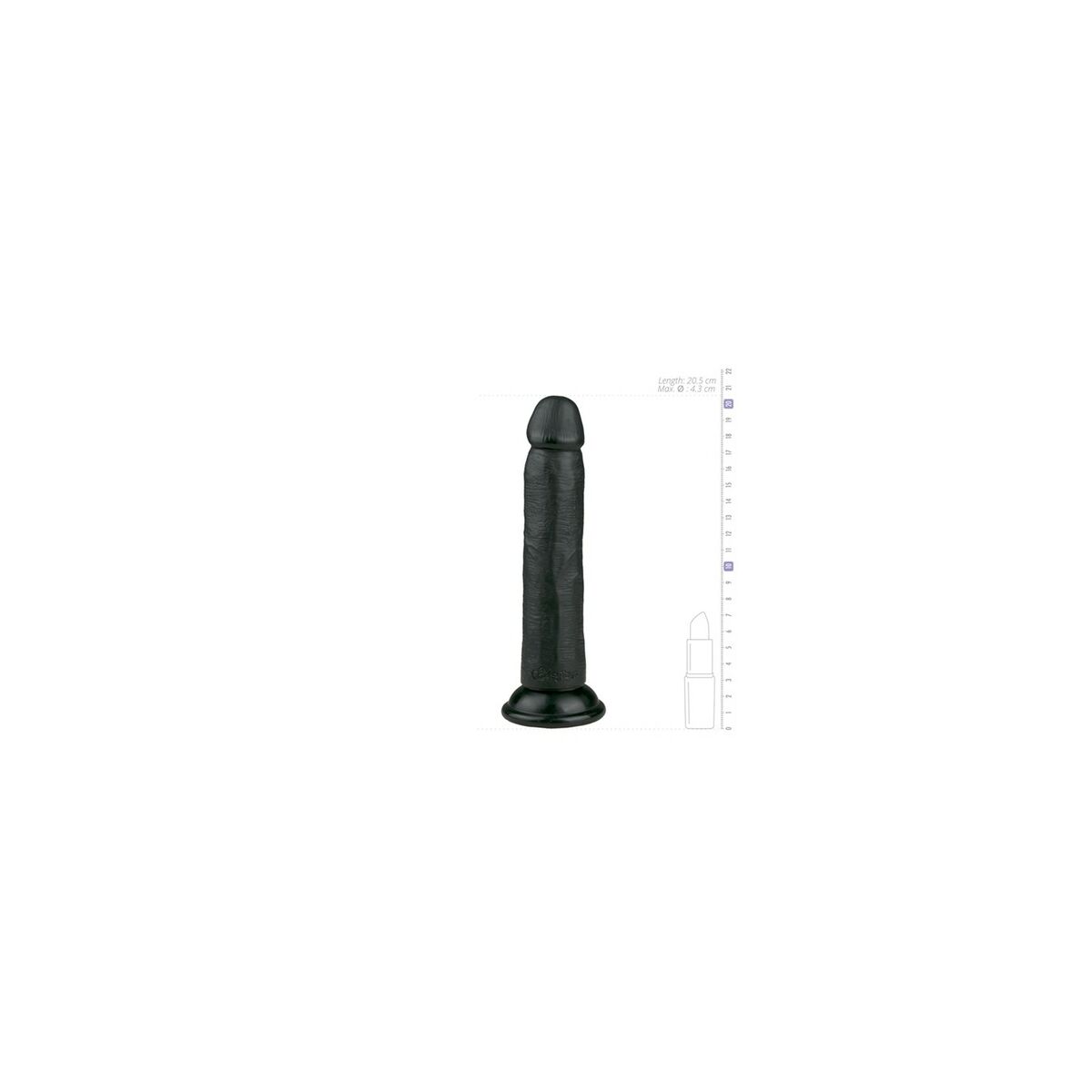 Dildo EasyToys Svart - 2