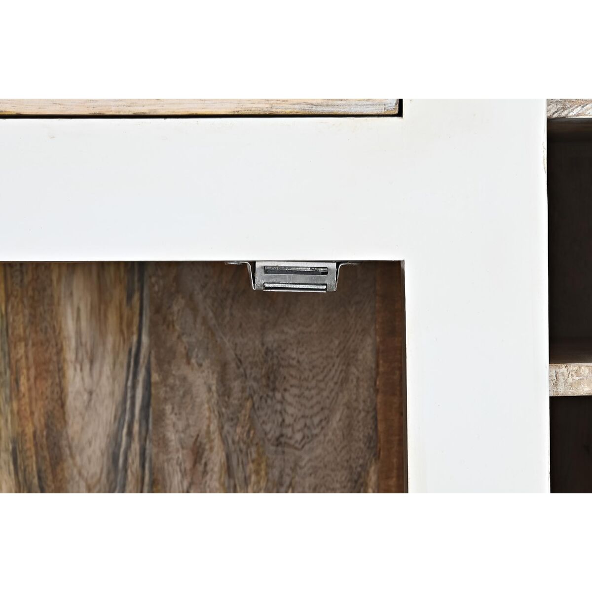 Flaskställ DKD Home Decor Naturell Vit Mangoträ (111 x 30 x 102 cm) - 11