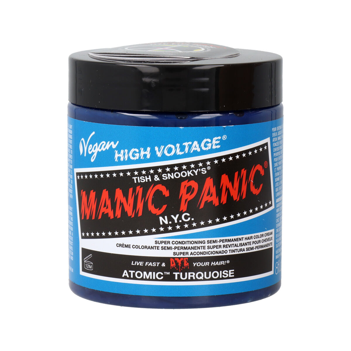 Semipermanent hårfärg Manic Panic Panic High Turkos (237 ml) - 2