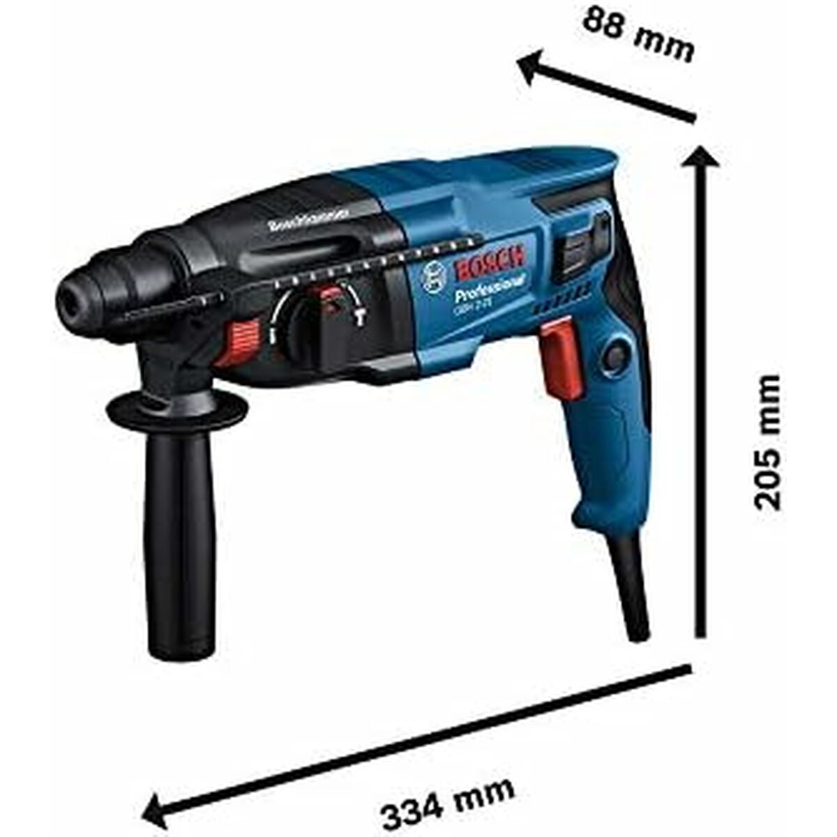 Perforeringshammare BOSCH Professional GBH 2-21 720 W 1200 rpm - 7