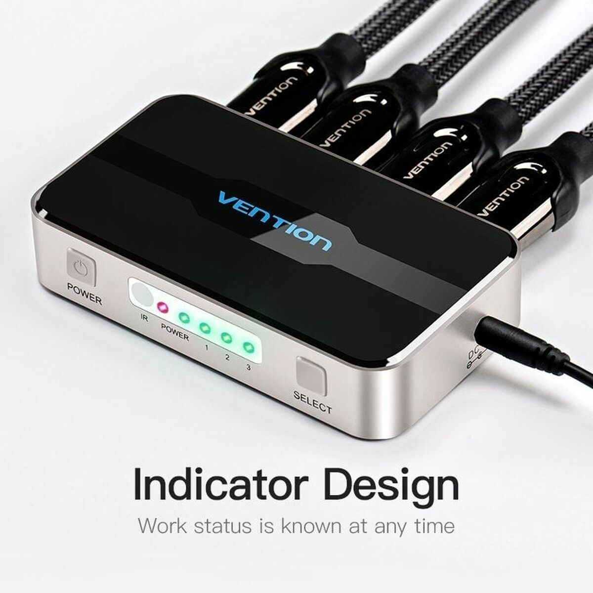 HDMI-Brytare Vention AFFH0 Grå - 4