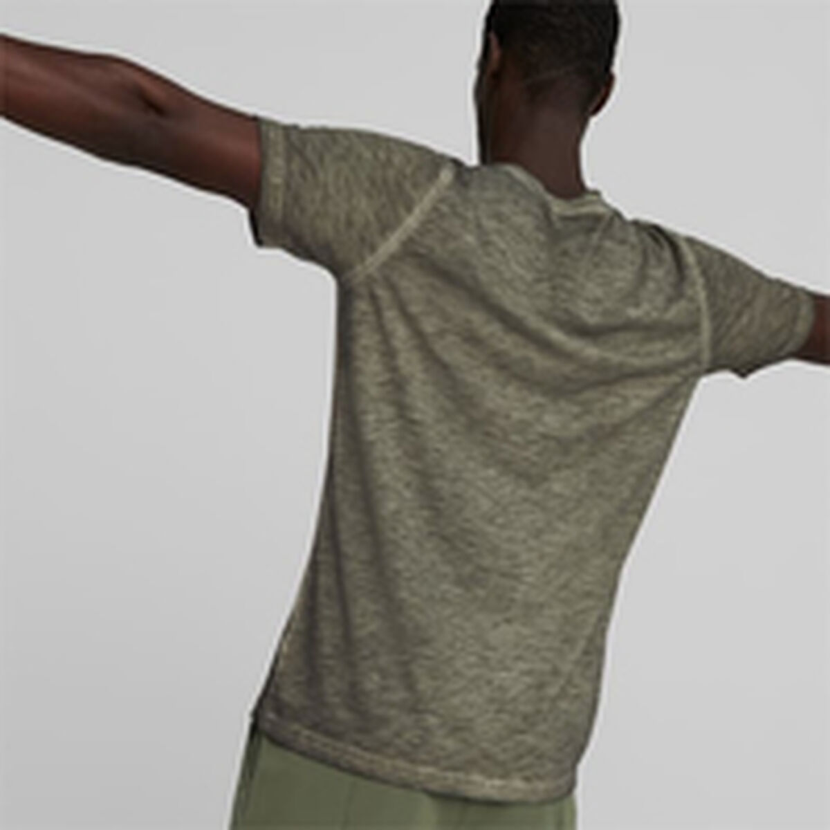 T-shirt med kortärm Herr Puma Studio Foundation Grön Oliv - 8