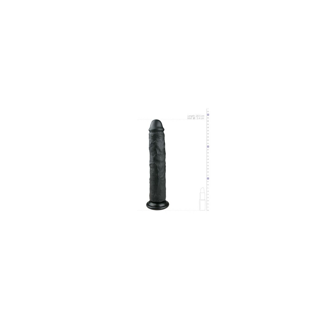 Dildo EasyToys Svart - 2