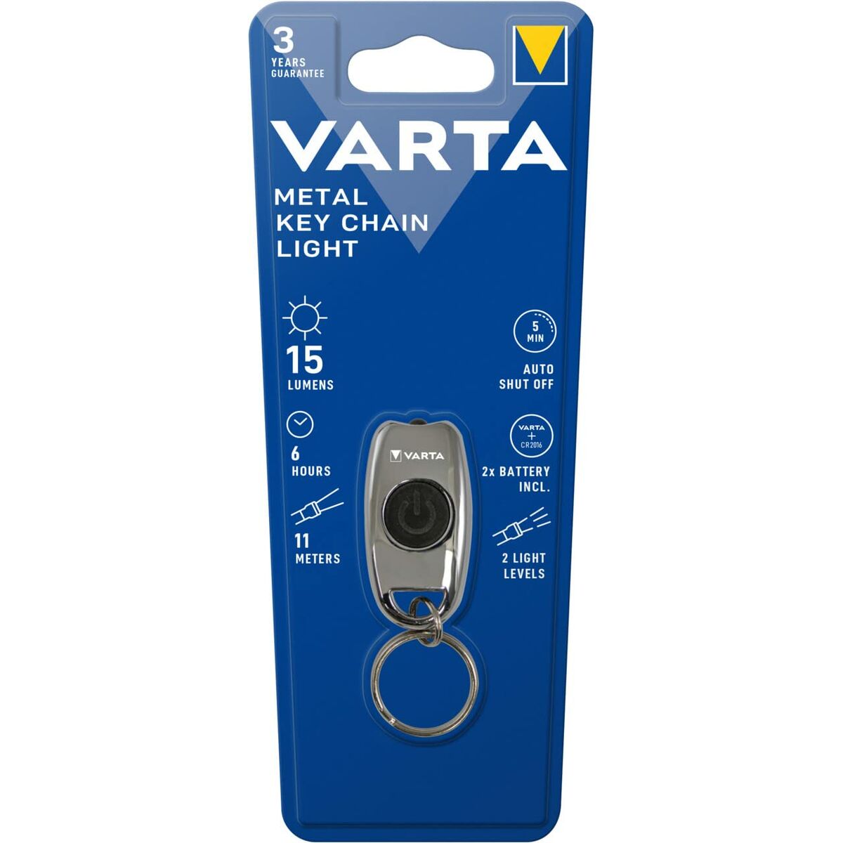 Nyckelring med LED-ljus Varta Metal Key Chain Light 15 lm - 2