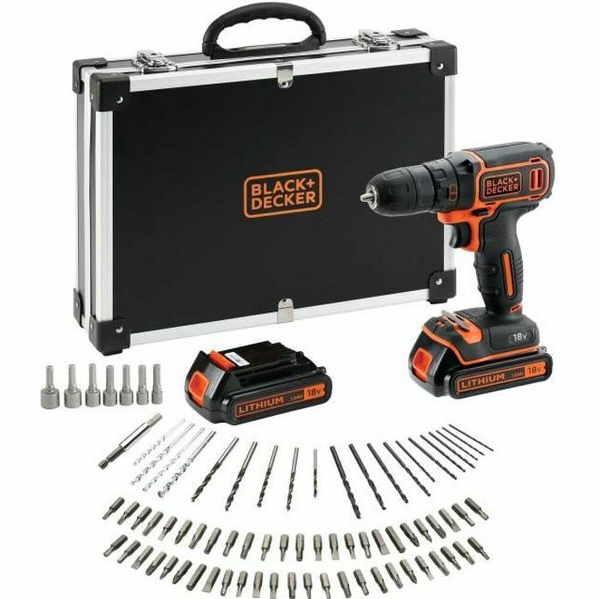 Elektrisk skruvmejsel Black & Decker CDC18BAFC-QW 30 Nm