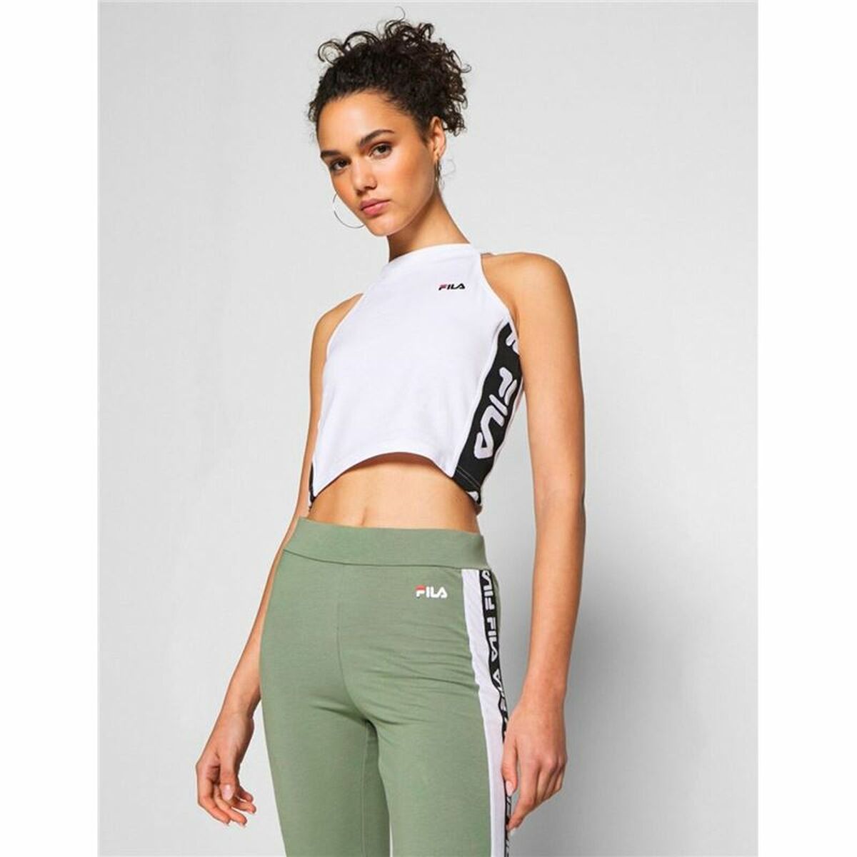 Sport-topp, Dam Fila  Tama Vit - 3
