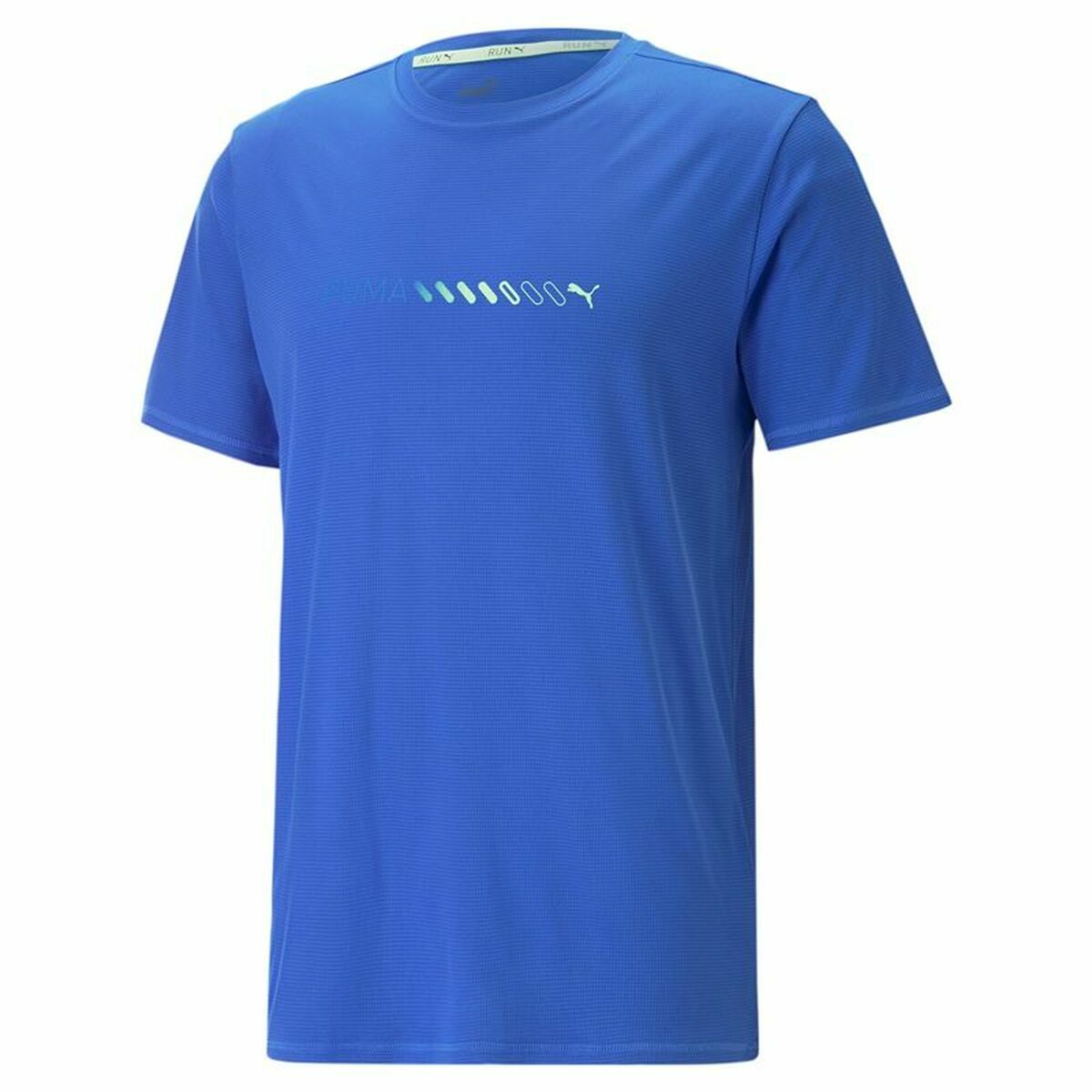 T-shirt med kortärm Herr Puma Run Favorite Logo Blå - 2