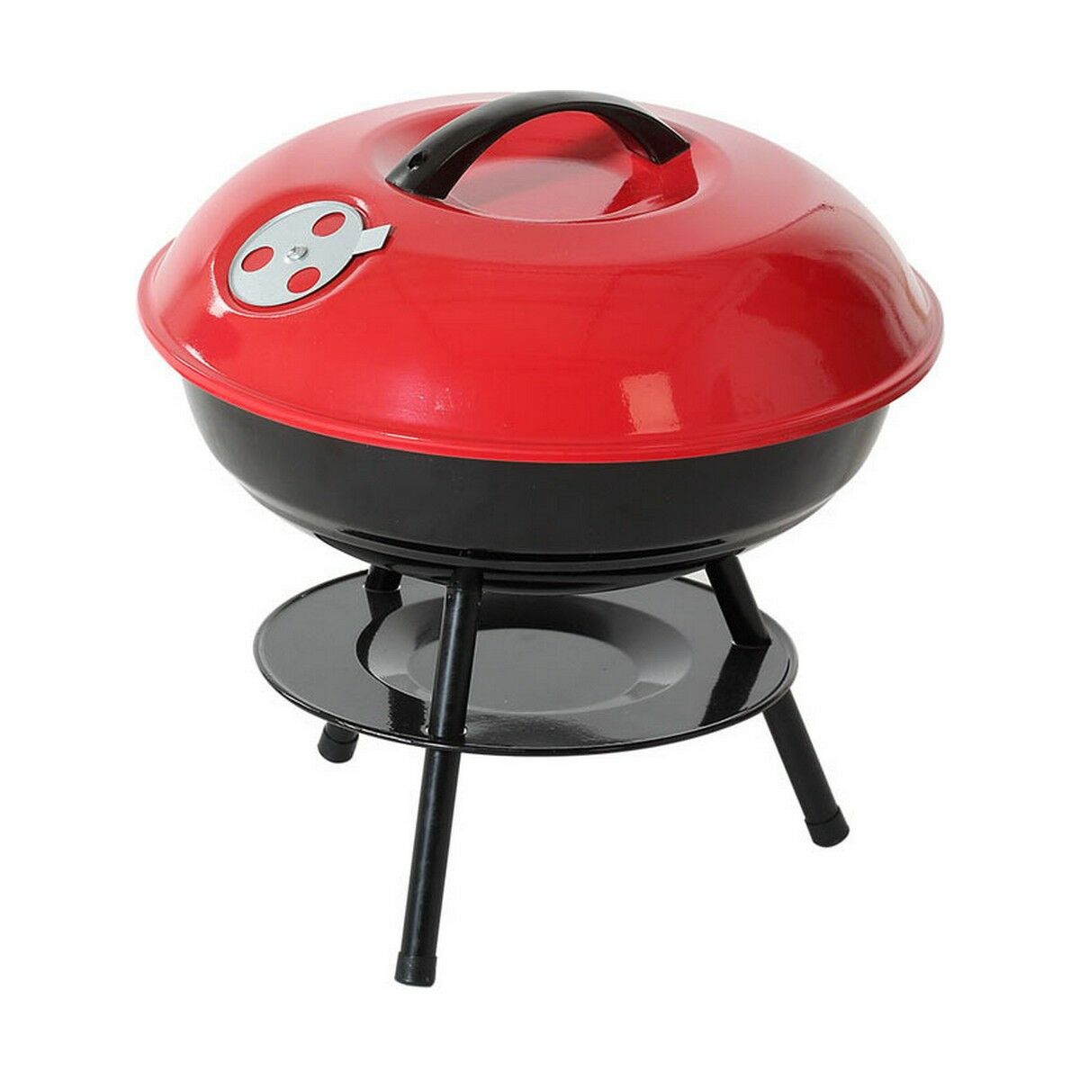 Bärbar Grill Röd/Svart 35,5 x 37 cm - 3