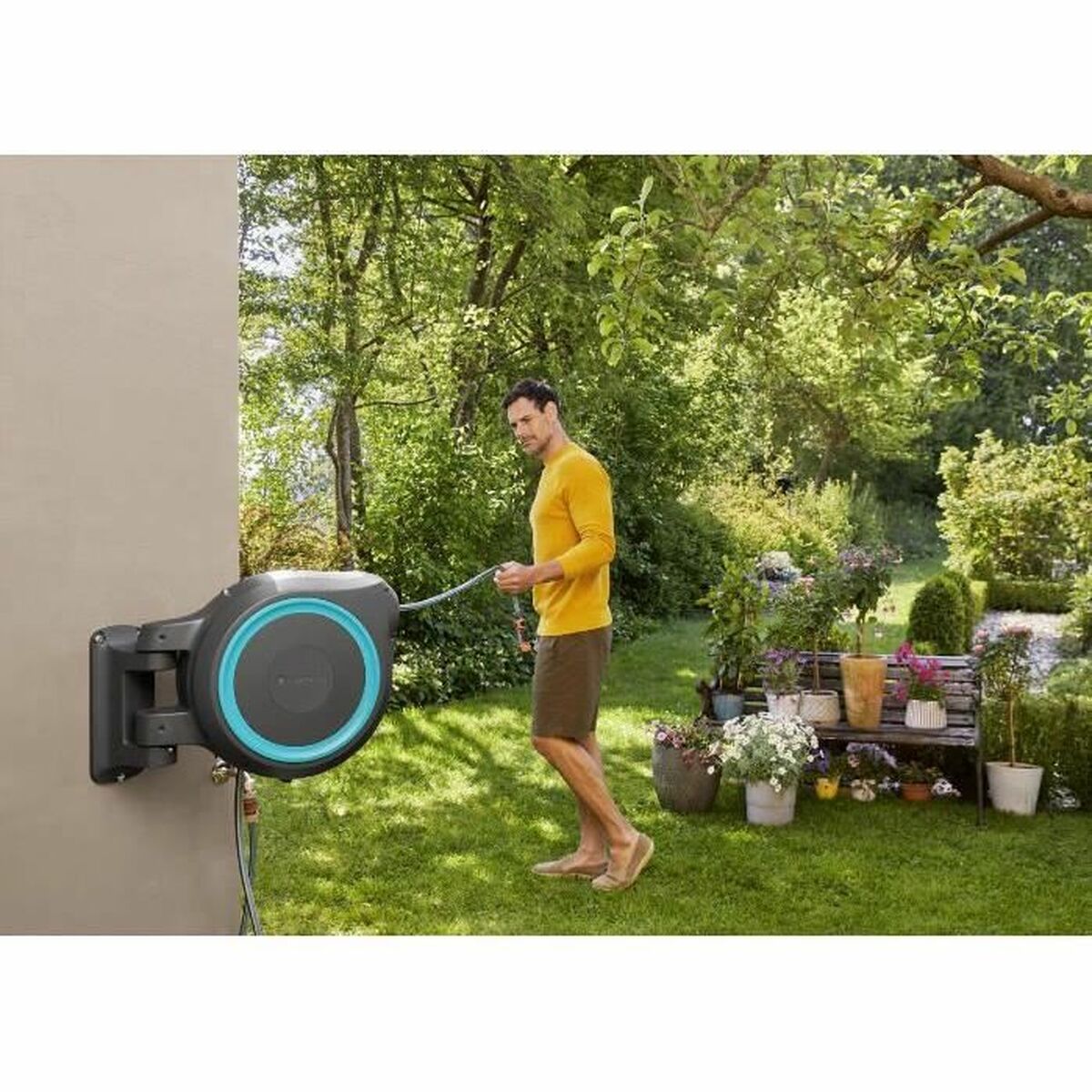 Slangvinda Gardena RollUp XL Automatisk Vägg Ø 13 mm 35 m - 9