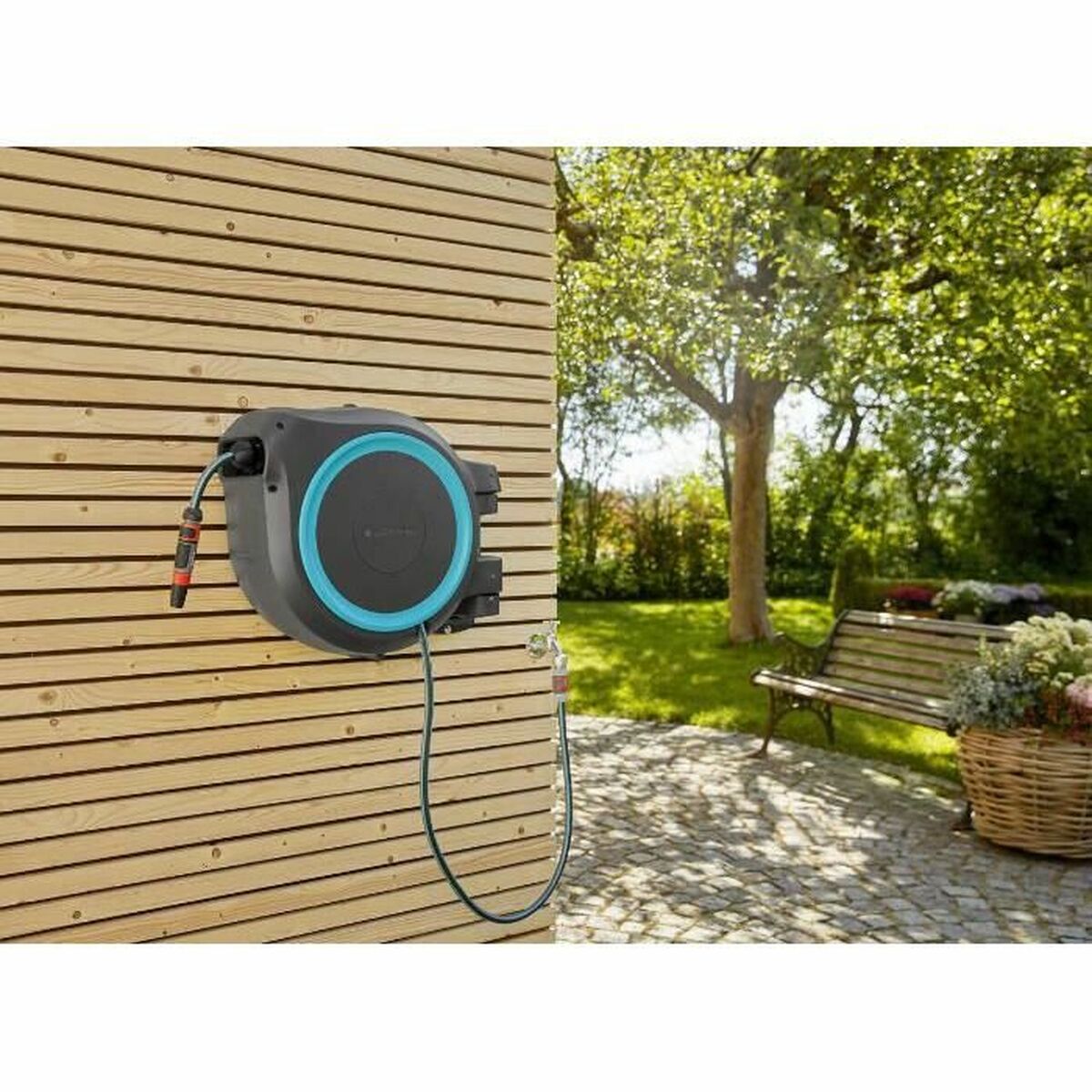 Slangvinda Gardena RollUp XL Automatisk Vägg Ø 13 mm 35 m - 8