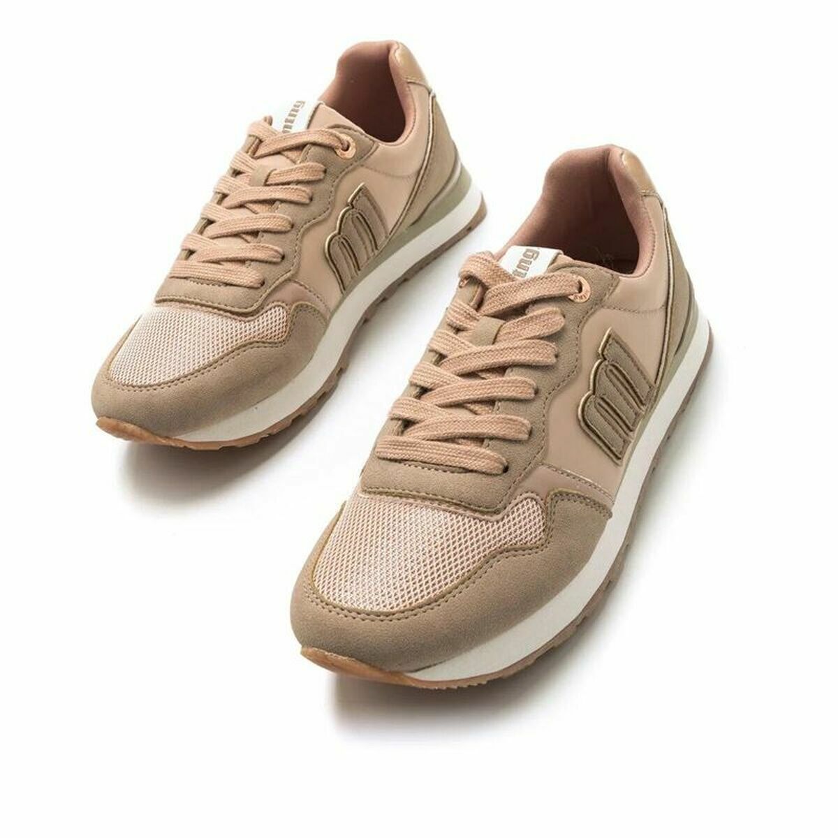 Sportskor Casual Dam Mustang Attitude Paty Kamel Brun - 15