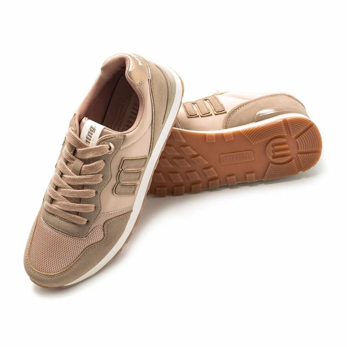 Sportskor Casual Dam Mustang Attitude Paty Kamel Brun - 2
