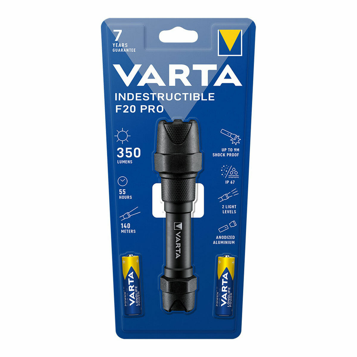 Ficklampa Varta 18711101421 Svart