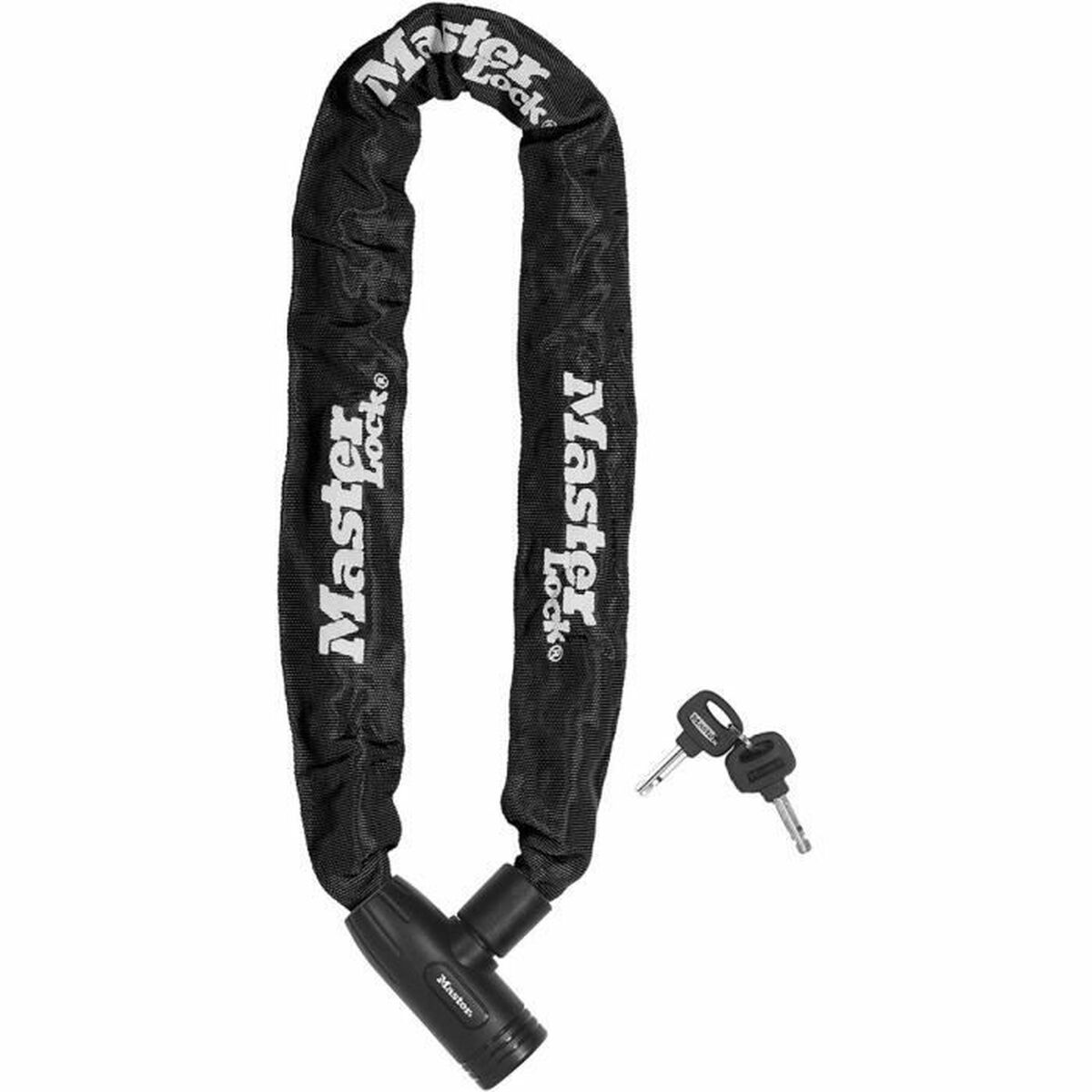 Hänglås med nyckel Master Lock Svart 90 cm