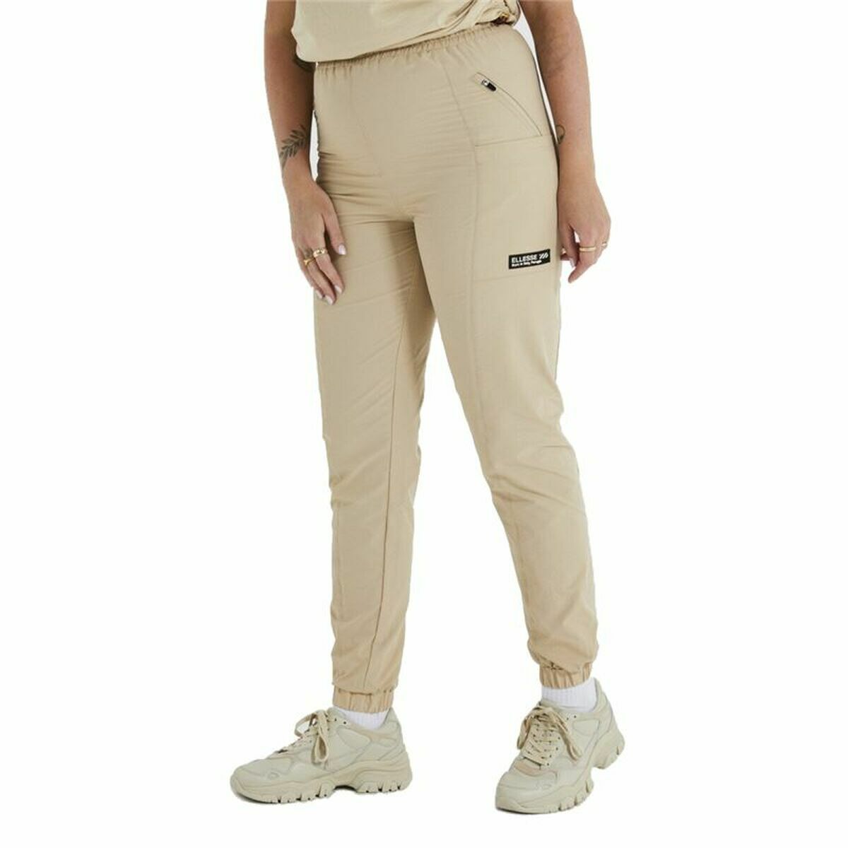 Långa träningsbyxor Ellesse Avella Beige Kvinna - 6