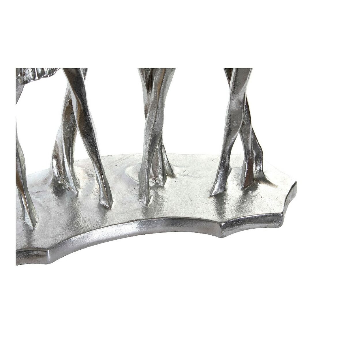 Prydnadsfigur DKD Home Decor Gyllene Silvrig Balettdansare 33,5 x 14,5 x 32 cm (2 antal) - 9