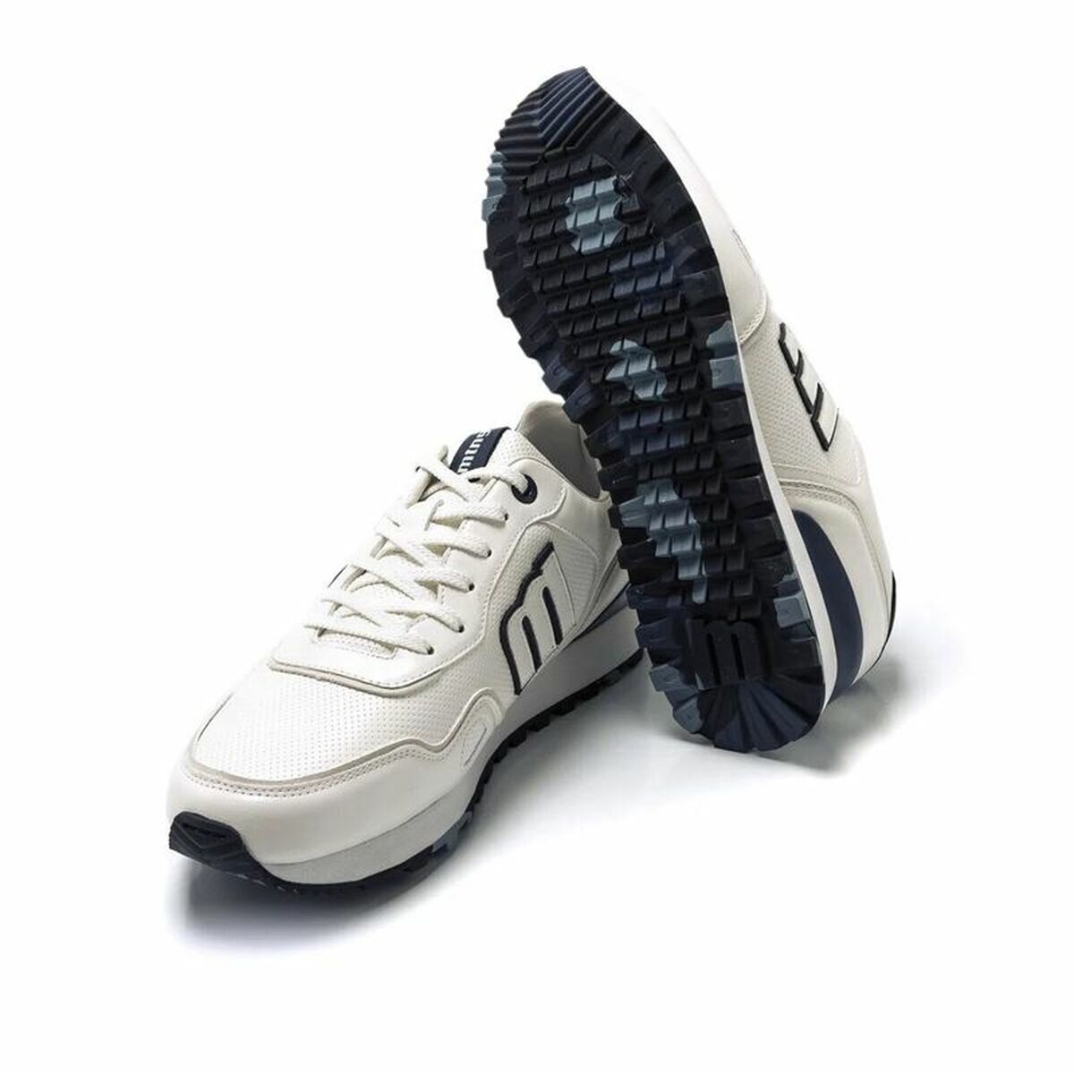 Sportskor Casual Herr Mustang Attitude Quart Vit - 5