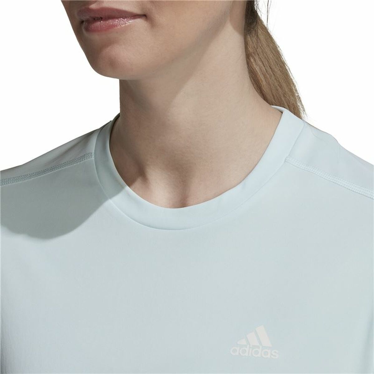 T-shirt med kortärm Dam Adidas Run It - 4