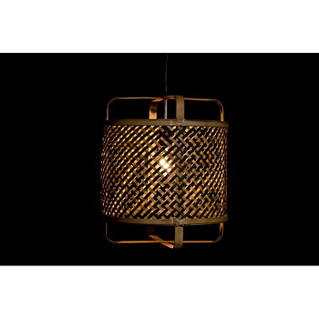 Taklampa DKD Home Decor Svart Brun 220 V 50 W (36 x 36 x 48 cm)