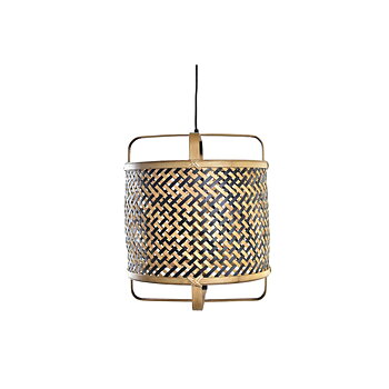 Taklampa DKD Home Decor Svart Brun 220 V 50 W (36 x 36 x 48 cm)