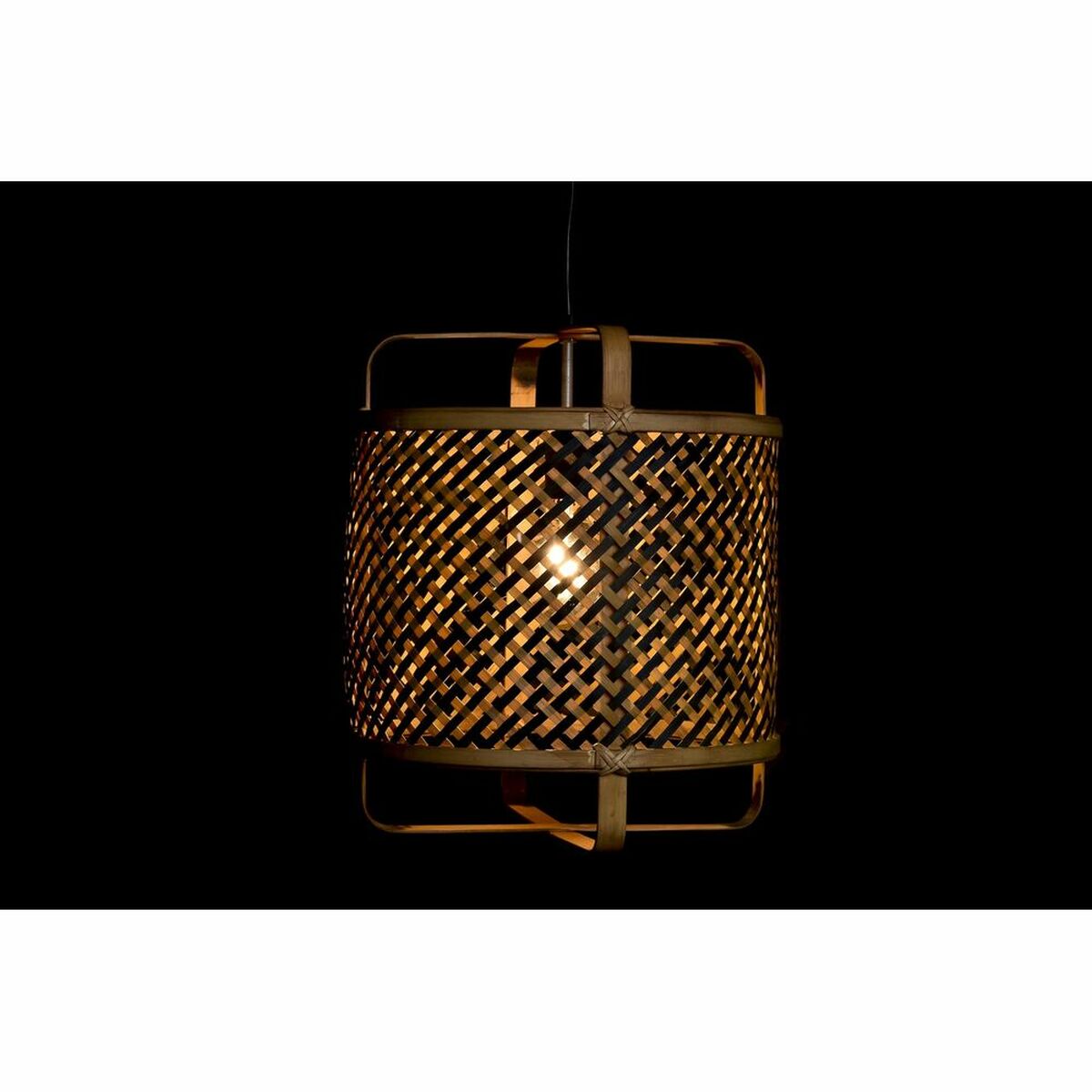Taklampa DKD Home Decor Svart Brun 220 V 50 W (36 x 36 x 48 cm) - 10