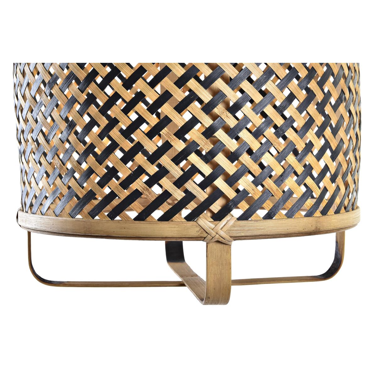 Taklampa DKD Home Decor Svart Brun 220 V 50 W (36 x 36 x 48 cm) - 5