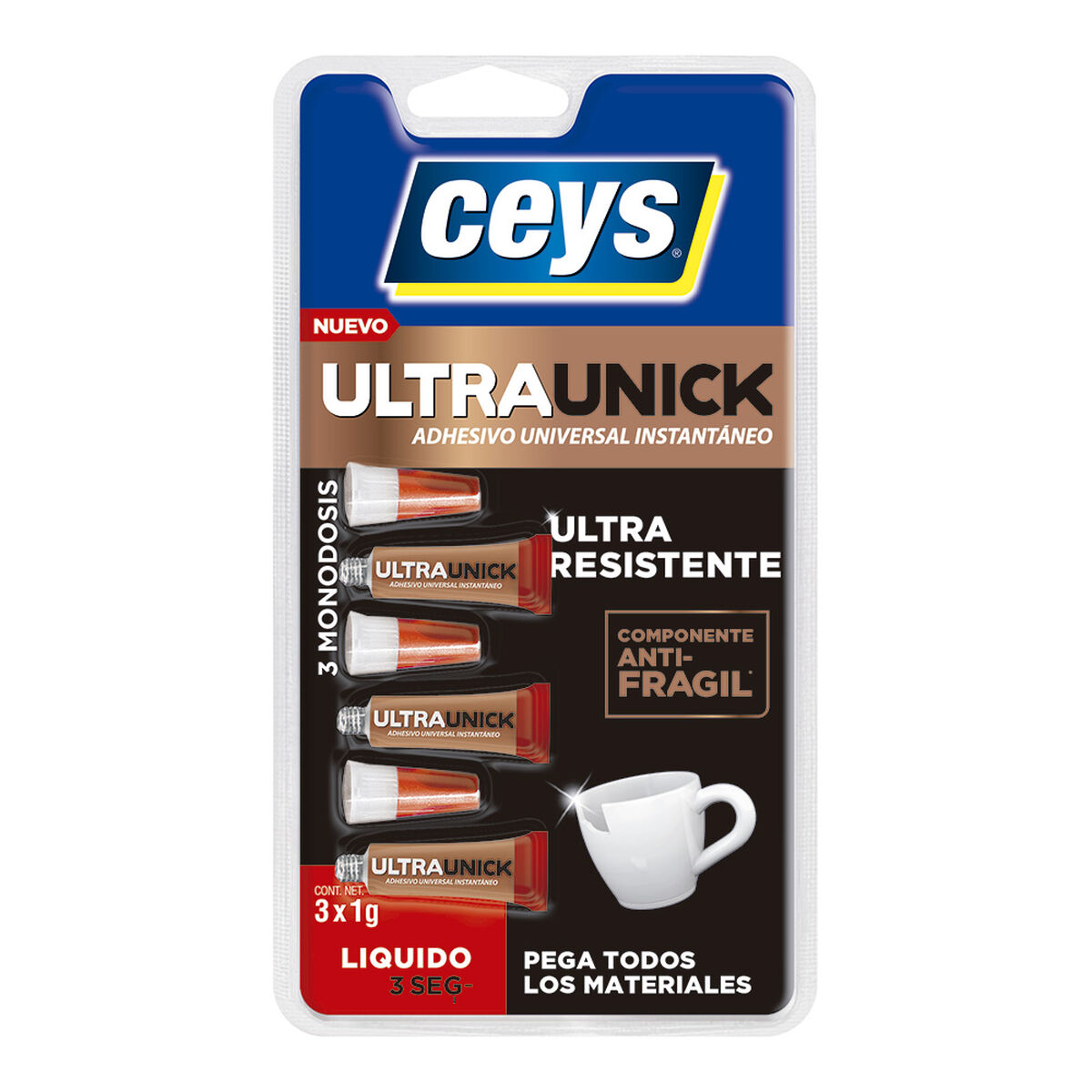Omedelbar vidhäftning Ceys Ultraunik - 2