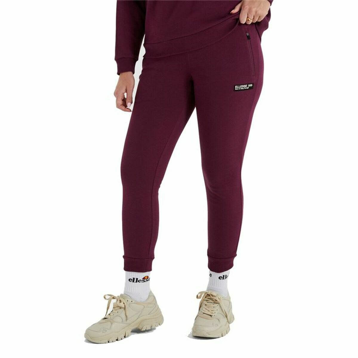 Långa träningsbyxor Ellesse Terminillo Magenta Kvinna - 2