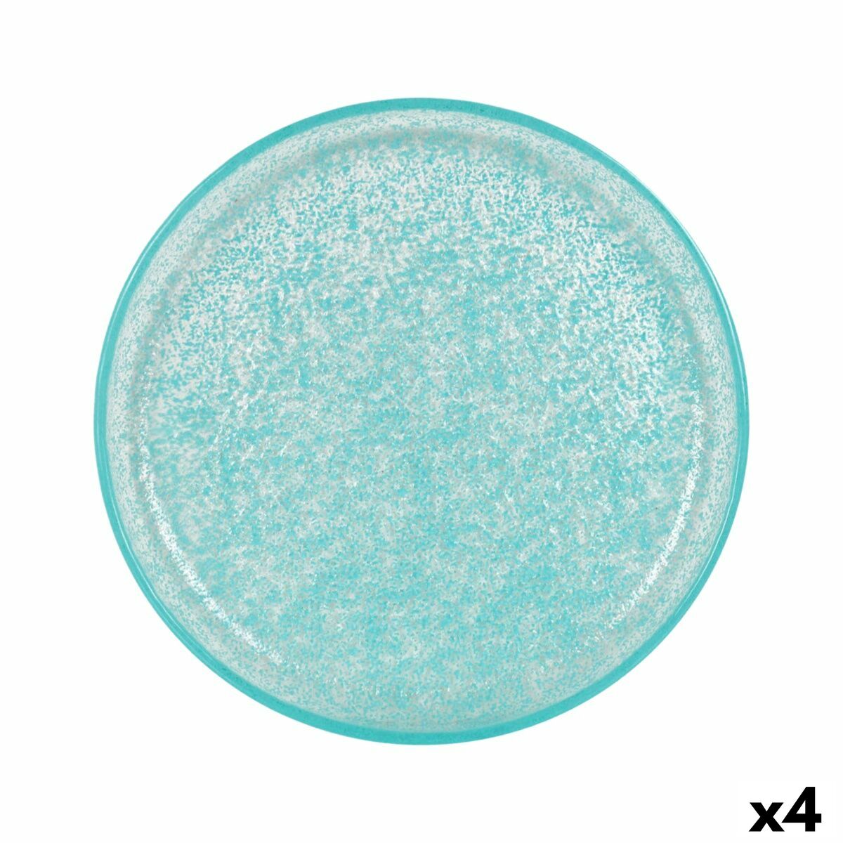 Platt skål Samaritaine Turkos Ø 19 cm (6 antal)