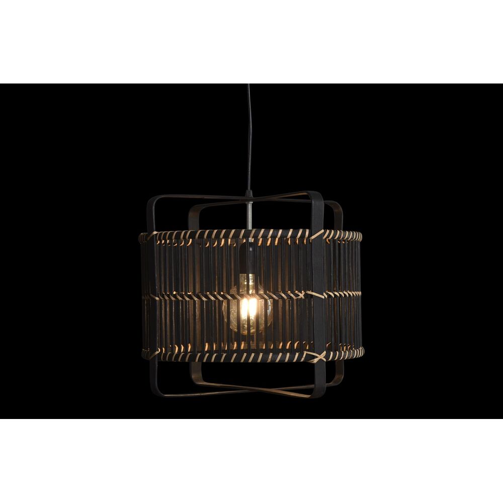 Taklampa DKD Home Decor Svart Bambu 50 W 40 x 40 x 35 cm - 2