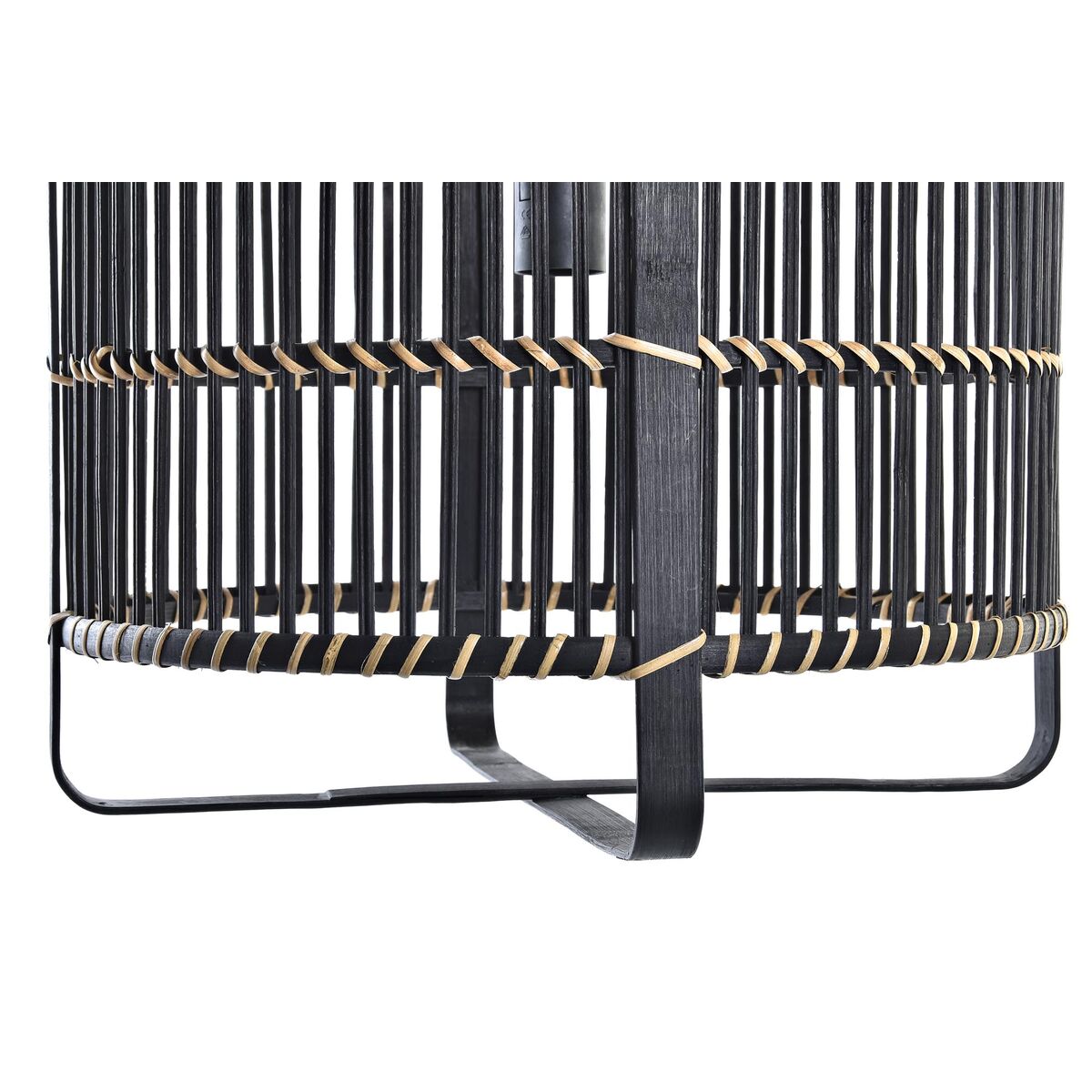 Taklampa DKD Home Decor Svart Bambu 50 W 40 x 40 x 35 cm - 14
