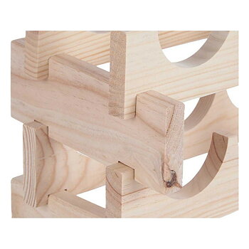 Flaskställ Kipit GL6G Naturell 36,5 x 21 x 25 cm 6 flaskor
