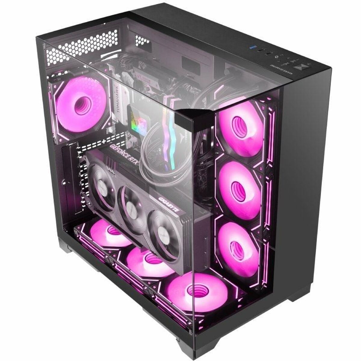 Minitorn Micro ATX / ITX Mars Gaming MCVISION Svart - 2
