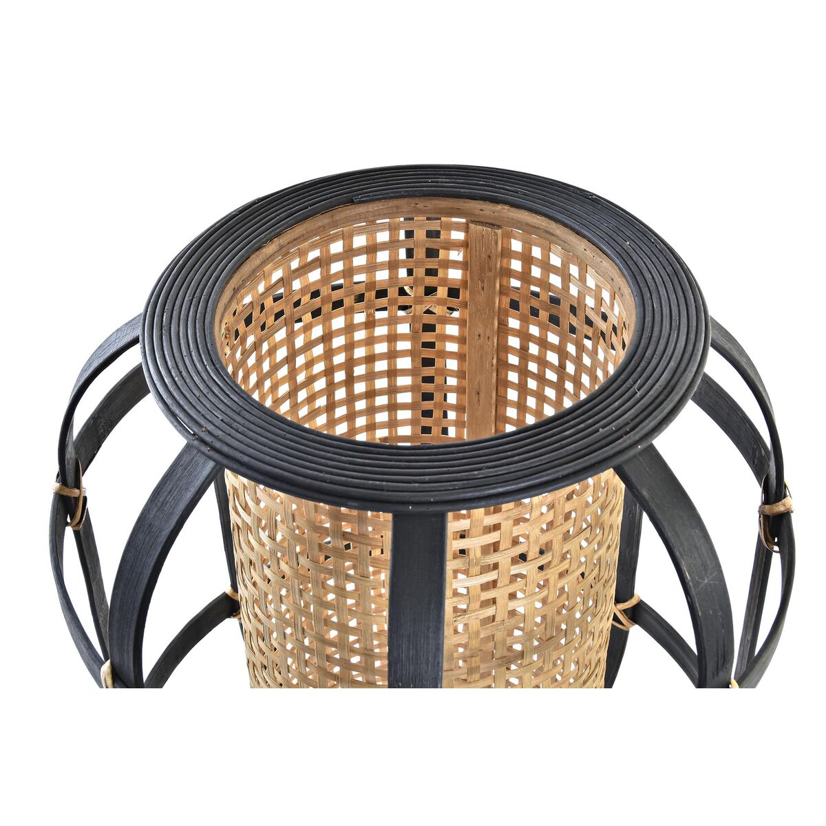 Bordslampa DKD Home Decor Svart Brun Kolonial 220 V 50 W (31 x 31 x 51 cm) - 7