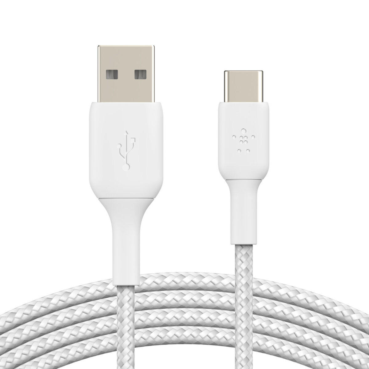 USB A till USB C Kabel Belkin CAB002BT2MWH Vit 2 m - 2