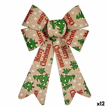 Lasso Krist+ Merry Christmas Multicolour 16 x 24 x 4 cm Julgranskula (12 antal)