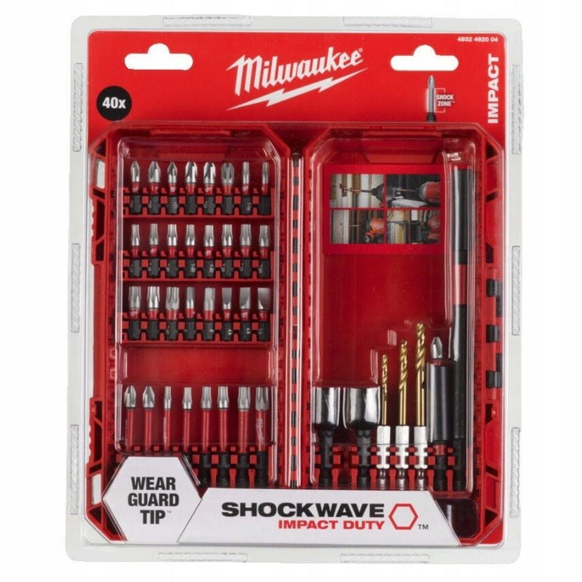 Spolset Milwaukee 4932492004 40 Delar