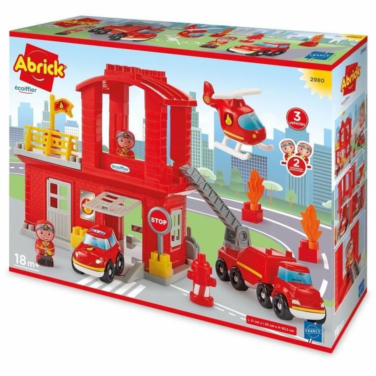 Byggsats Ecoiffier Fire Station - 6