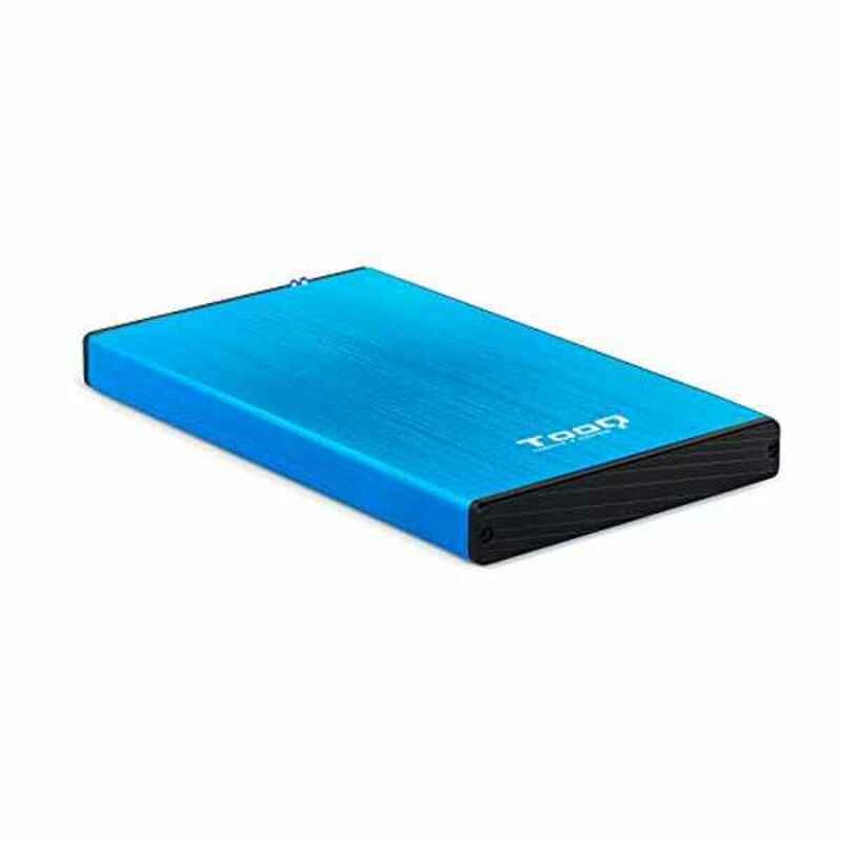 Externlåda TooQ TQE-2527BL SATA III USB 3.0 3,5" Blå Svart/Blå