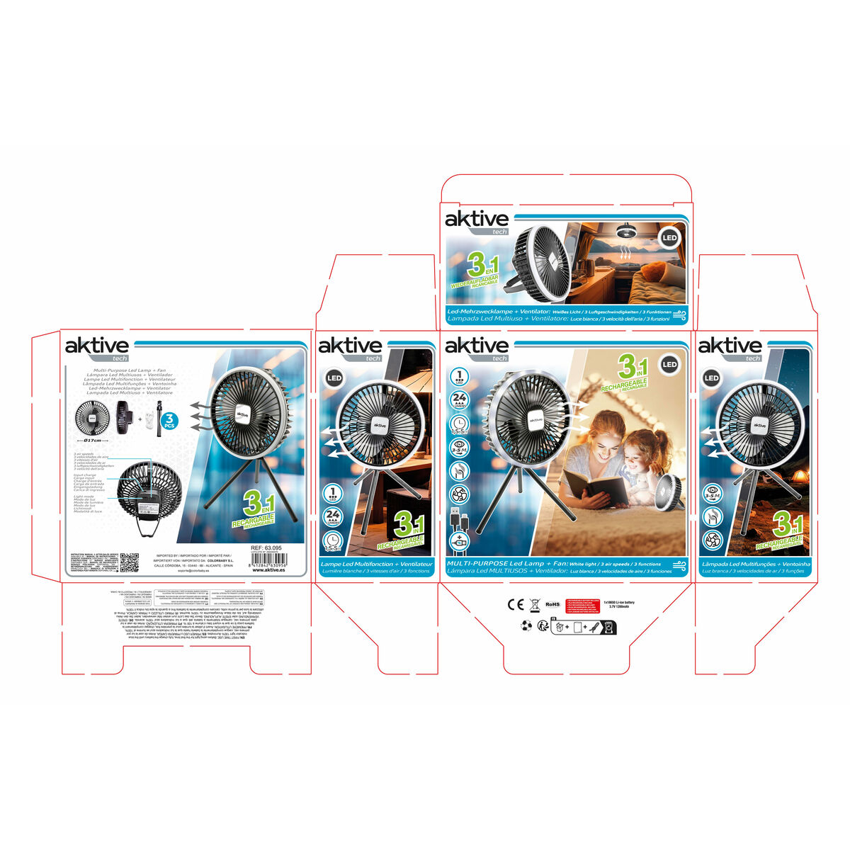 Ficklampa LED Aktive ABS (6 antal) - 8