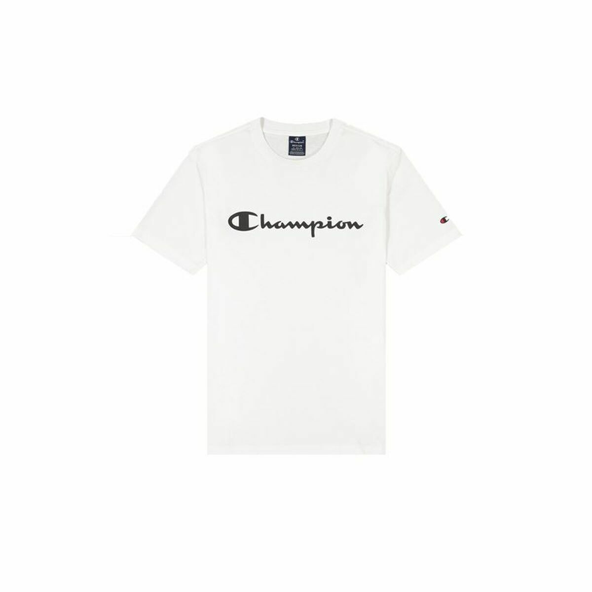 T-shirt med kortärm Herr Champion Crewneck Vit