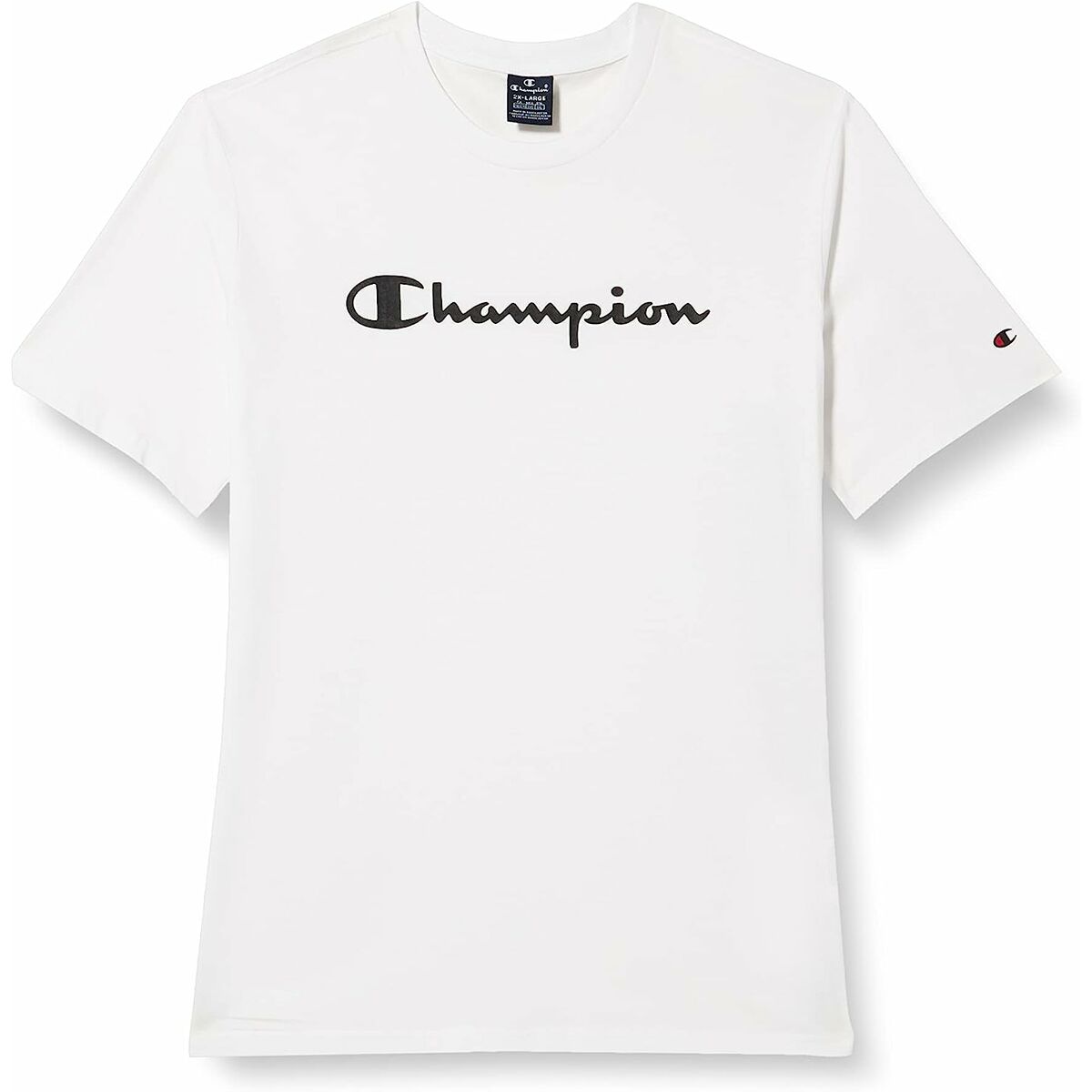 T-shirt med kortärm Herr Champion Crewneck Vit - 5