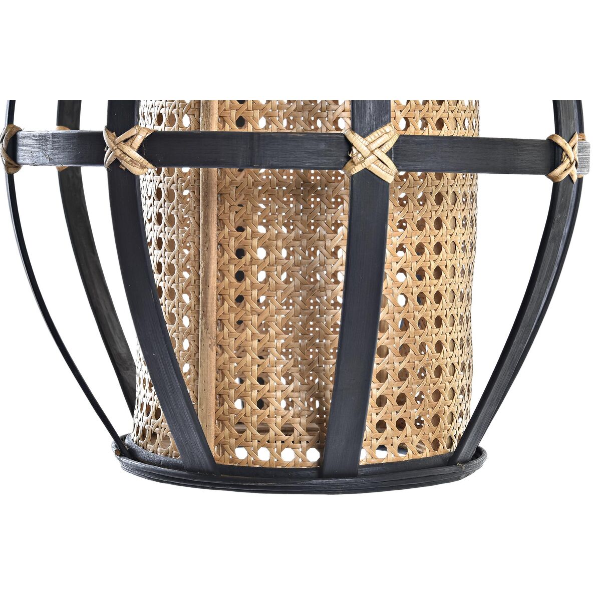Taklampa DKD Home Decor Svart Brun 220 V 50 W (34 x 34 x 35 cm) - 12