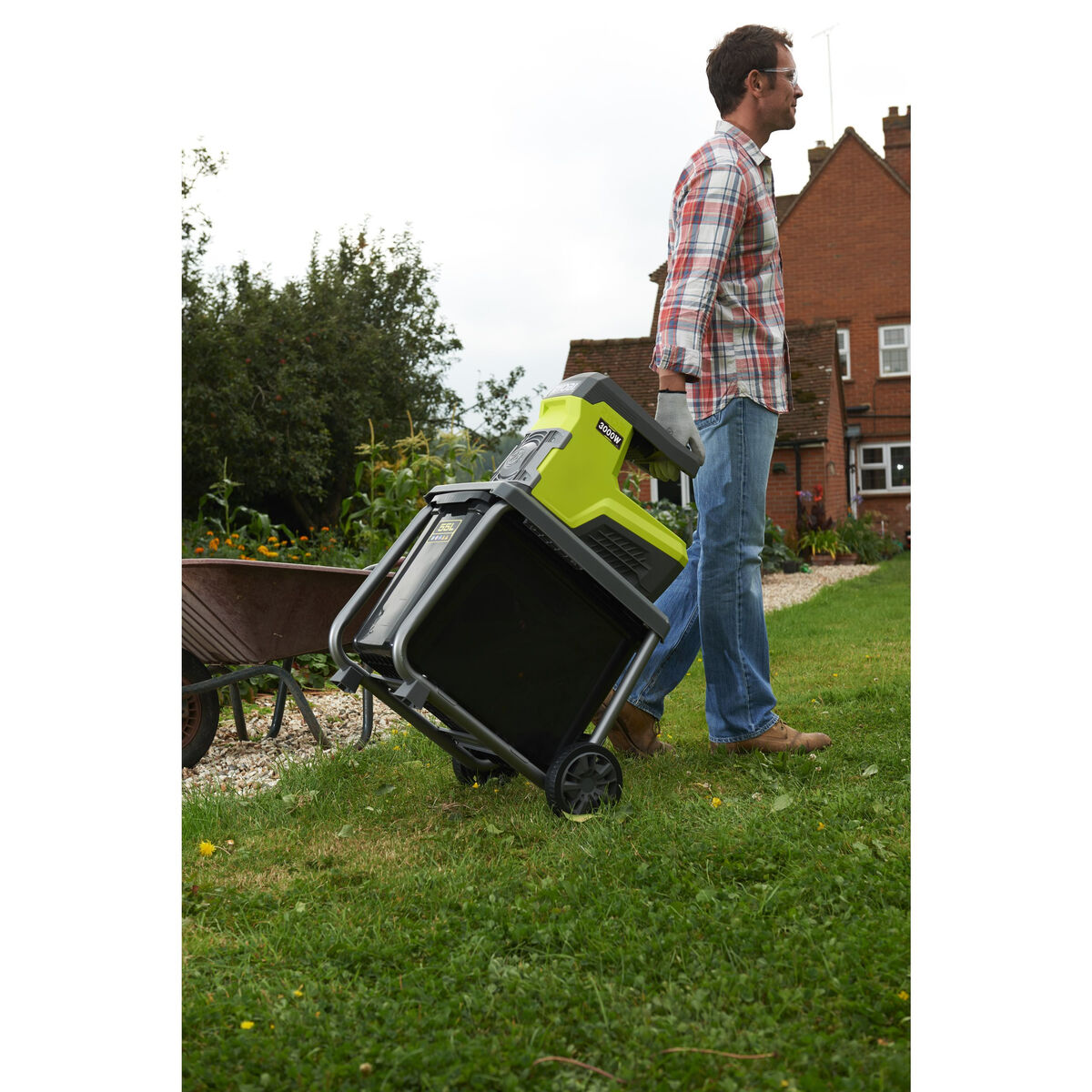 Trädgårdsflisare Ryobi RSH3045U 3000 W - 11