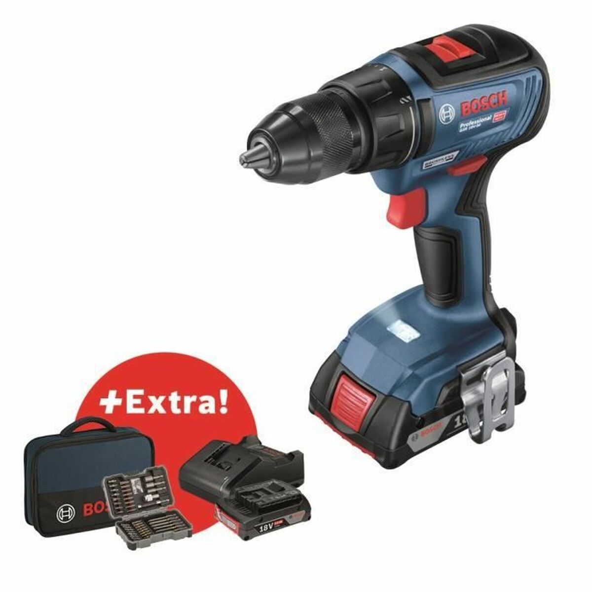 Elektrisk skruvmejsel BOSCH GSR 18V-50 18V 50 Nm