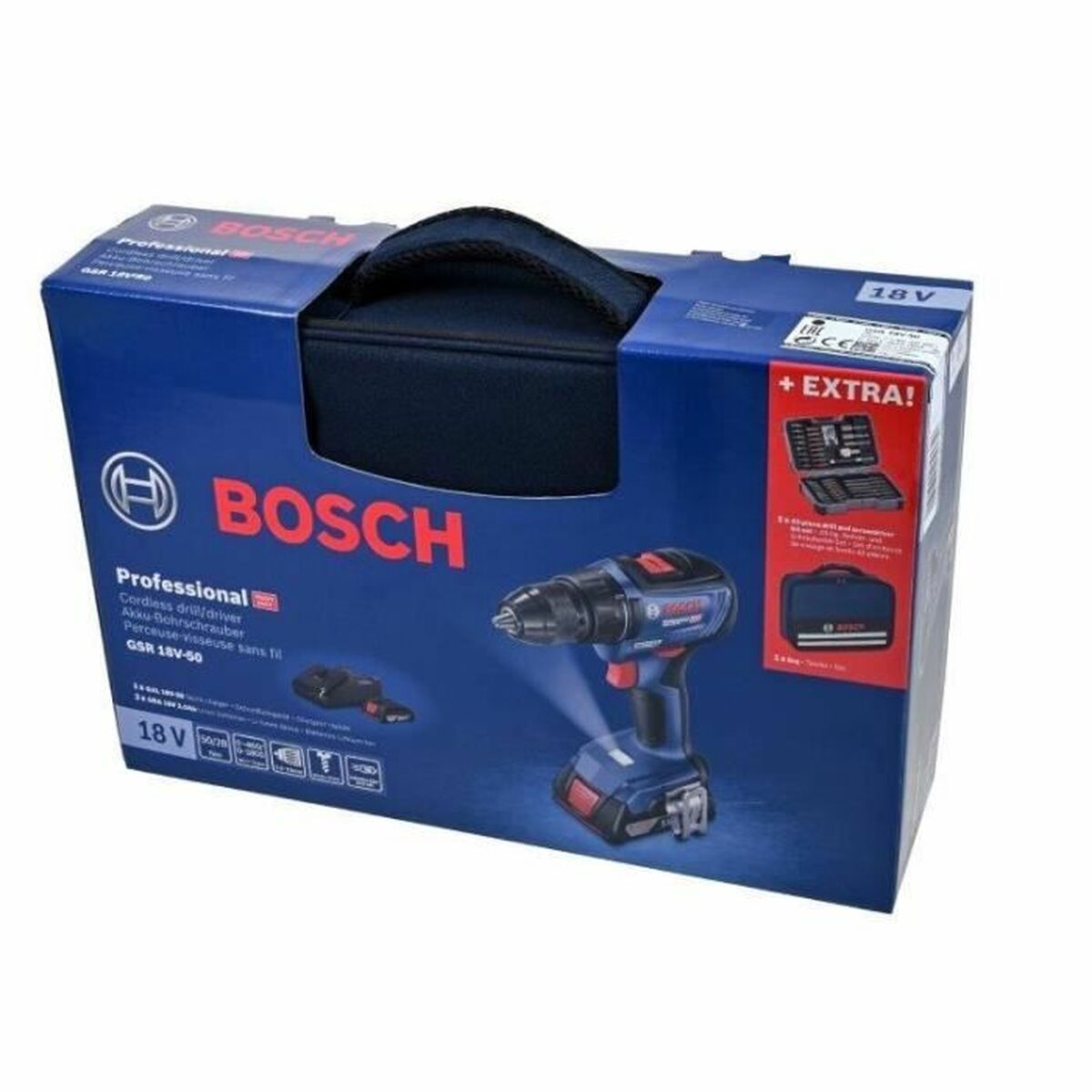 Elektrisk skruvmejsel BOSCH GSR 18V-50 18V 50 Nm - 2