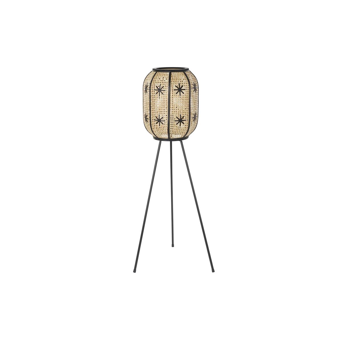 Golvlampa DKD Home Decor 30 x 30 x 116 cm Svart Metall Brun 220 V 50 W - 5