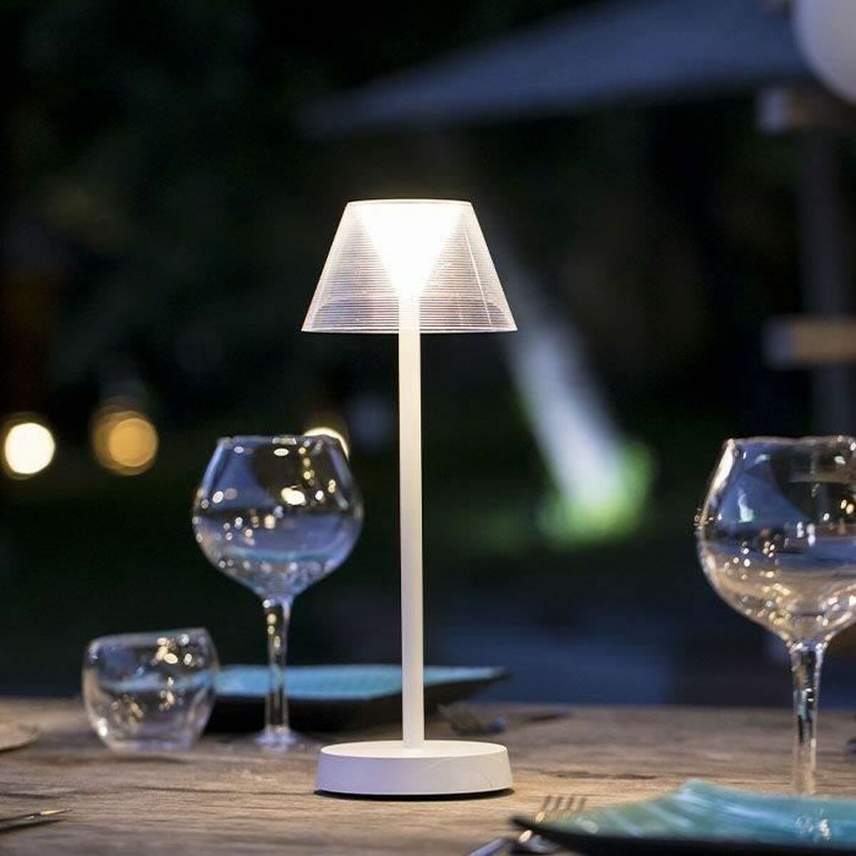 Golvlampa Lumisky Beverly Vit Grå (1 antal) - 2